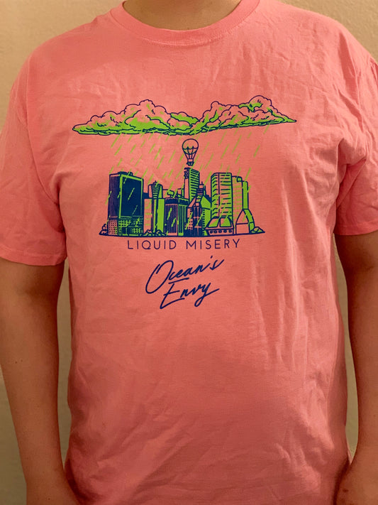 Liquid Misery - Pink T-Shirt